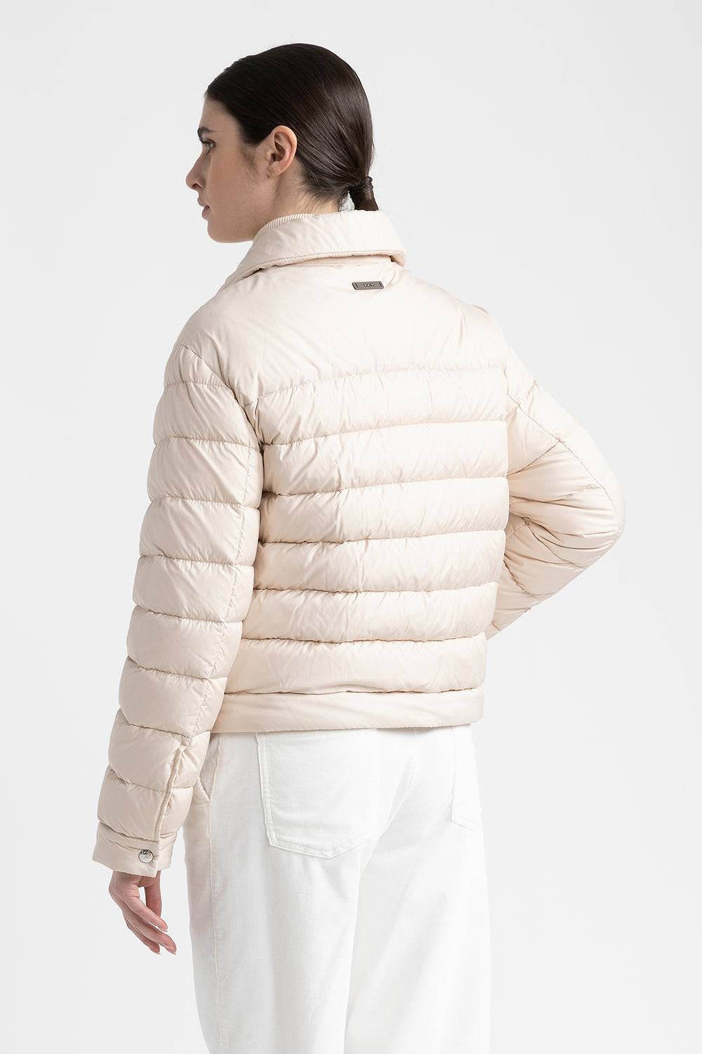 Peserico Giacca Camicia In Piuma D'oca Con Bottoni