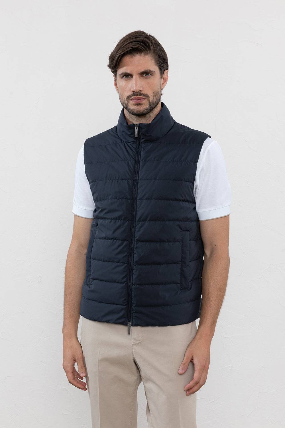Peserico Gilet imbottito in piuma d'oca