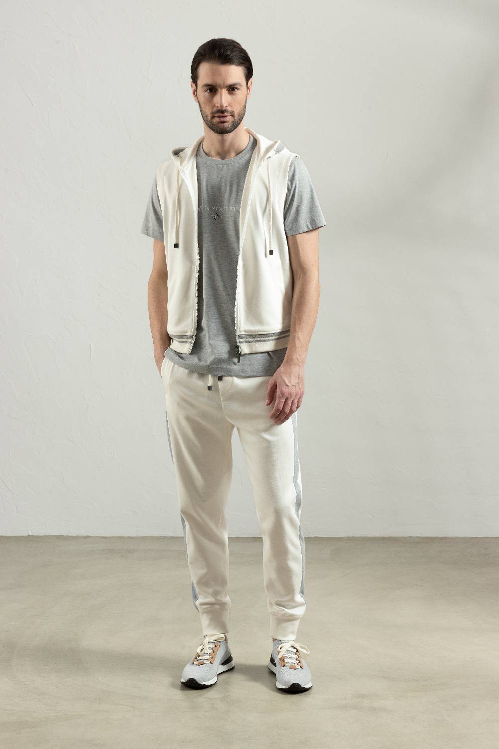 Peserico Gilet In Morbido Jersey Di Cotone
