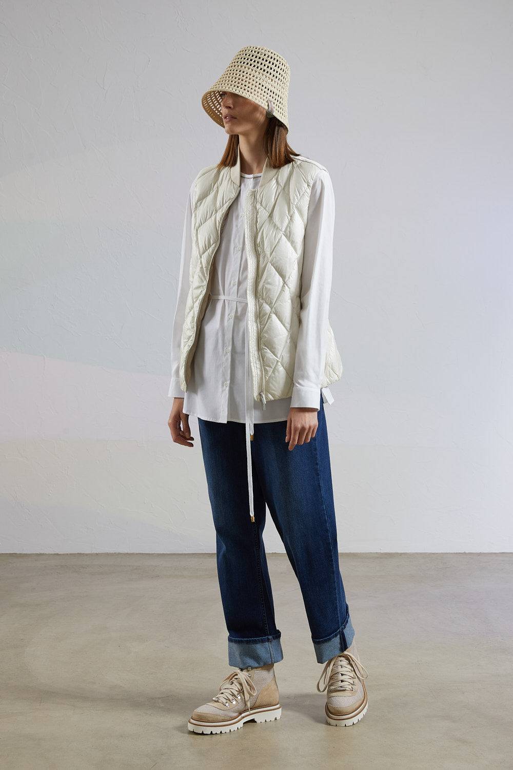 Peserico Gilet Ultraleggero In Piuma