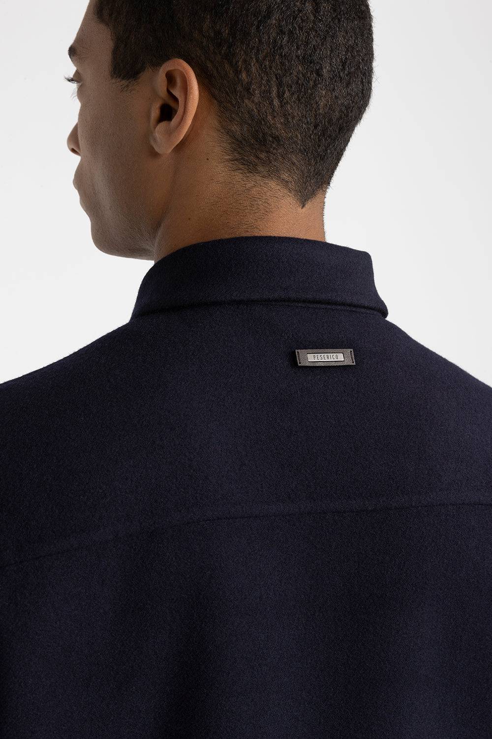 Peserico Giubbino Camicia In Pura Lana