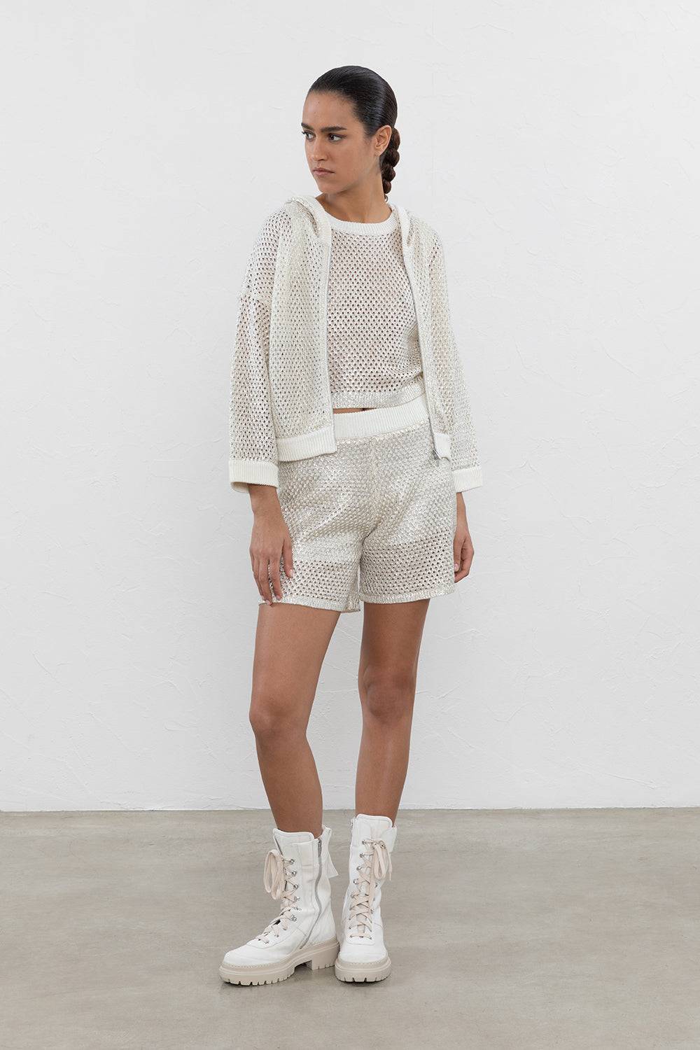 Peserico Giubbino In Cordonetto Di Lino E Cotone