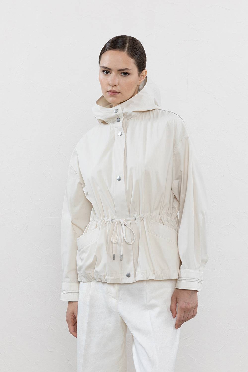 Peserico Giubbino in gabardina di cotone tecnica