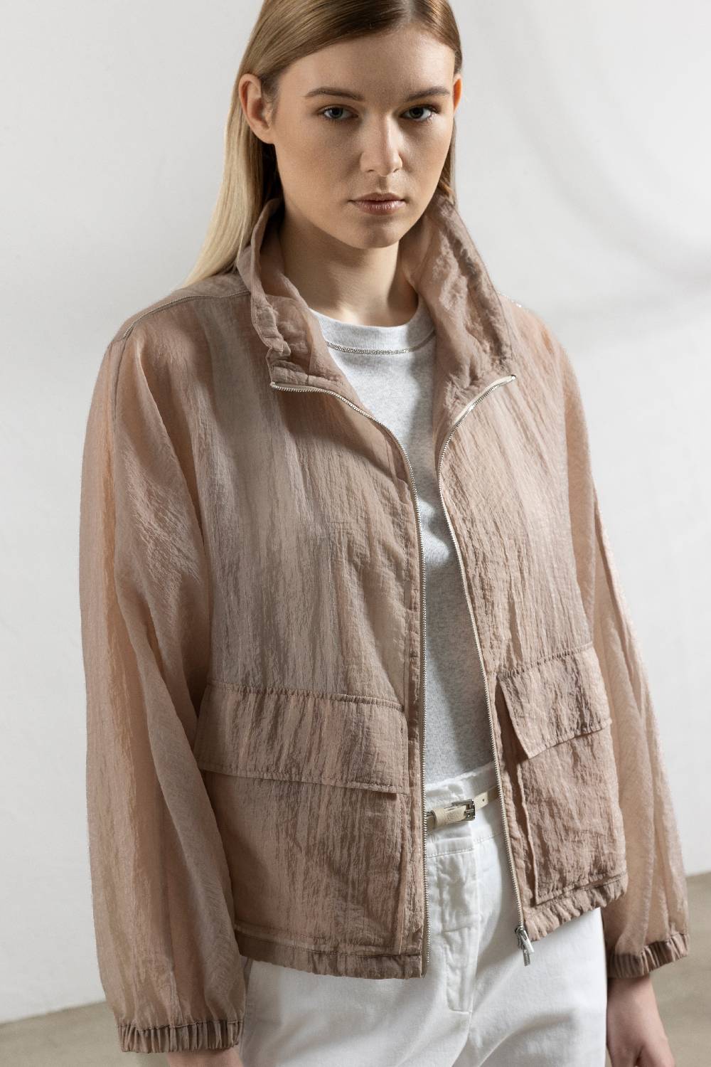 Peserico Giubbino In Organza Tecnica