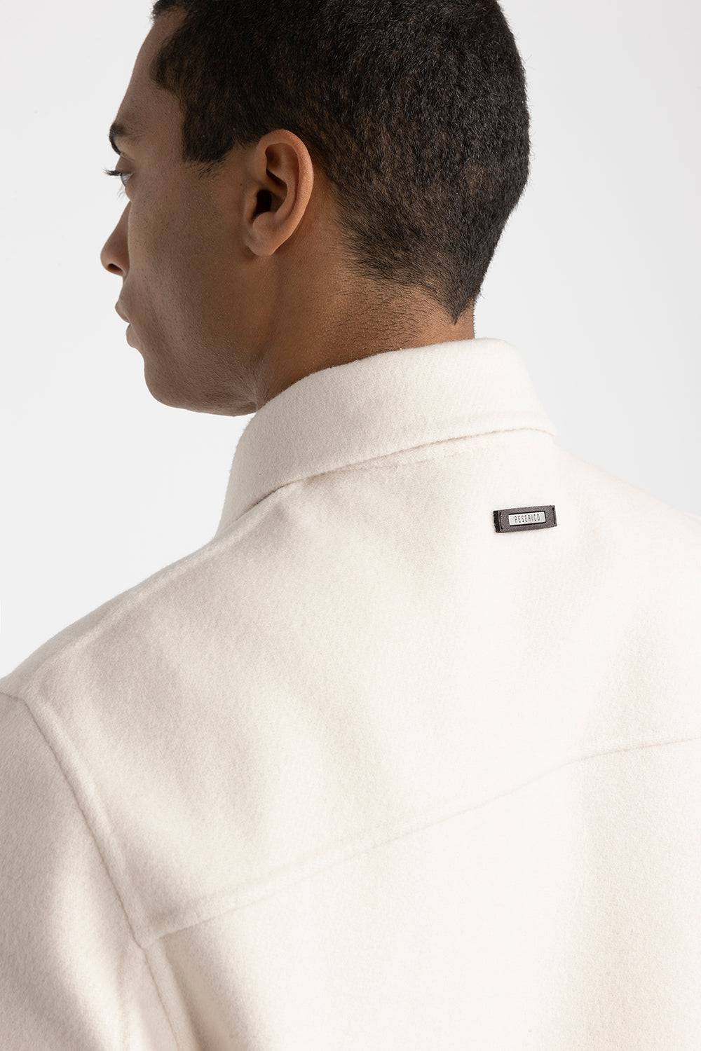 Peserico Giubbino In Panno Double Di Lana Cashmere