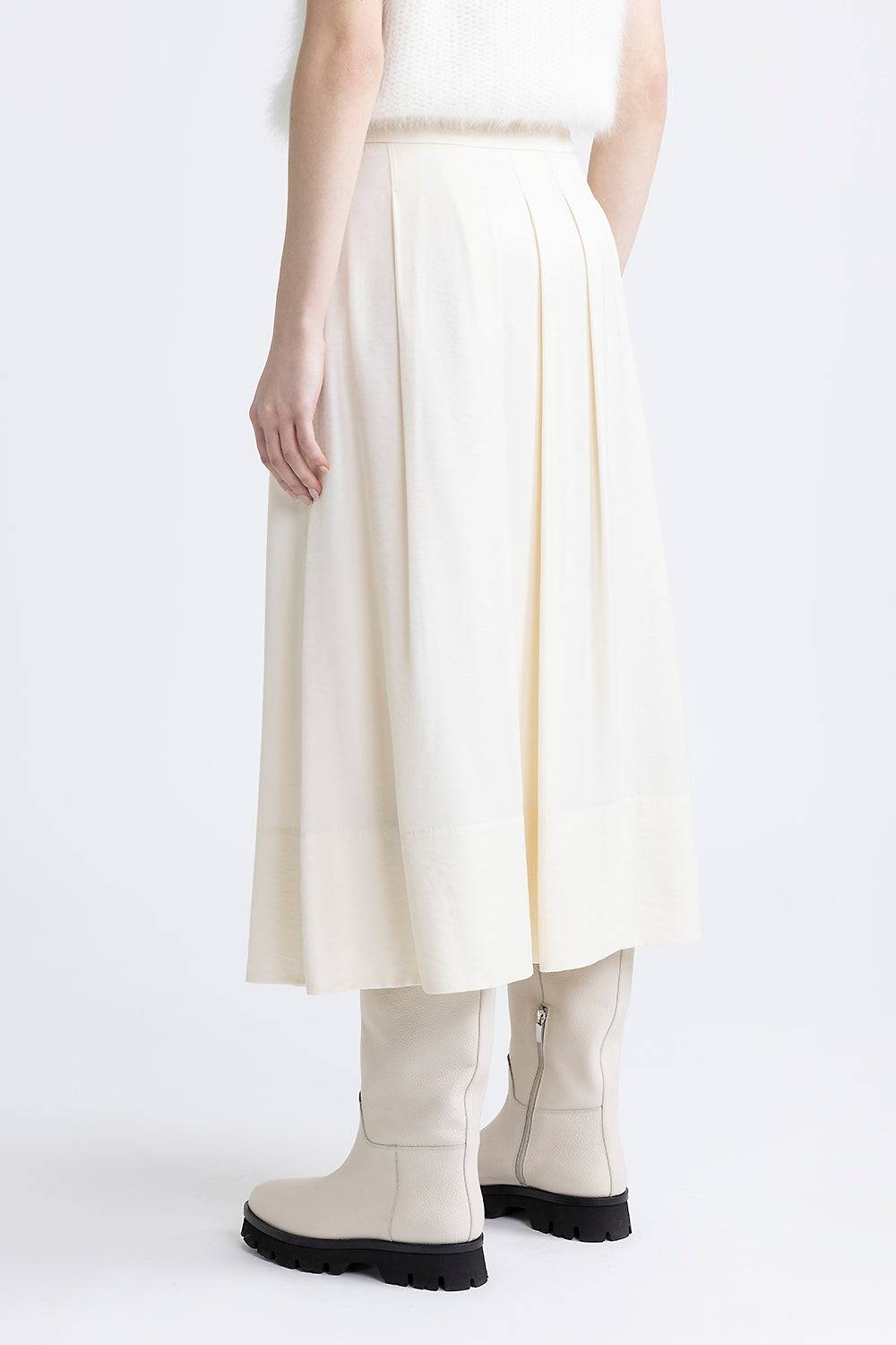 Peserico Gonna In Misto Viscosa Soft Touch