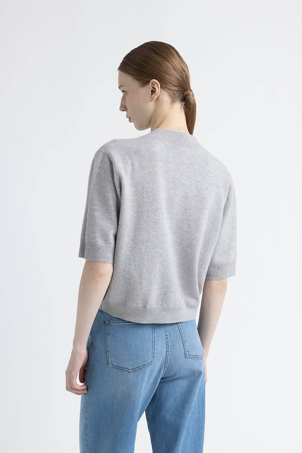 Peserico Maglia Con Scollo A V In Lana E Cashmere