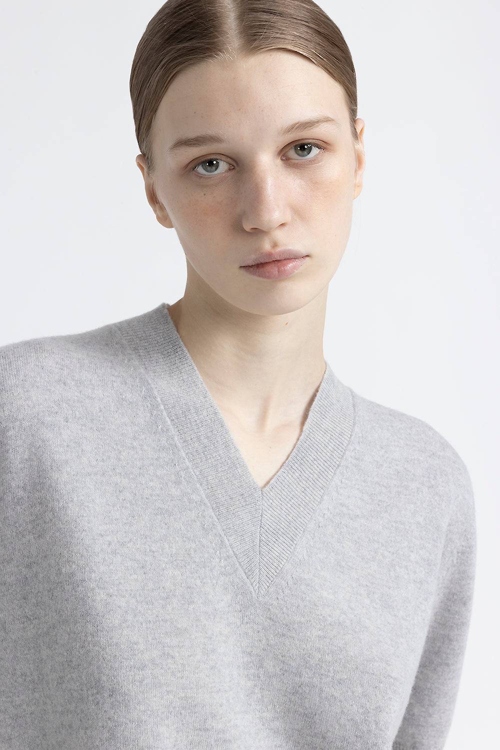 Peserico Maglia Con Scollo A V In Lana E Cashmere