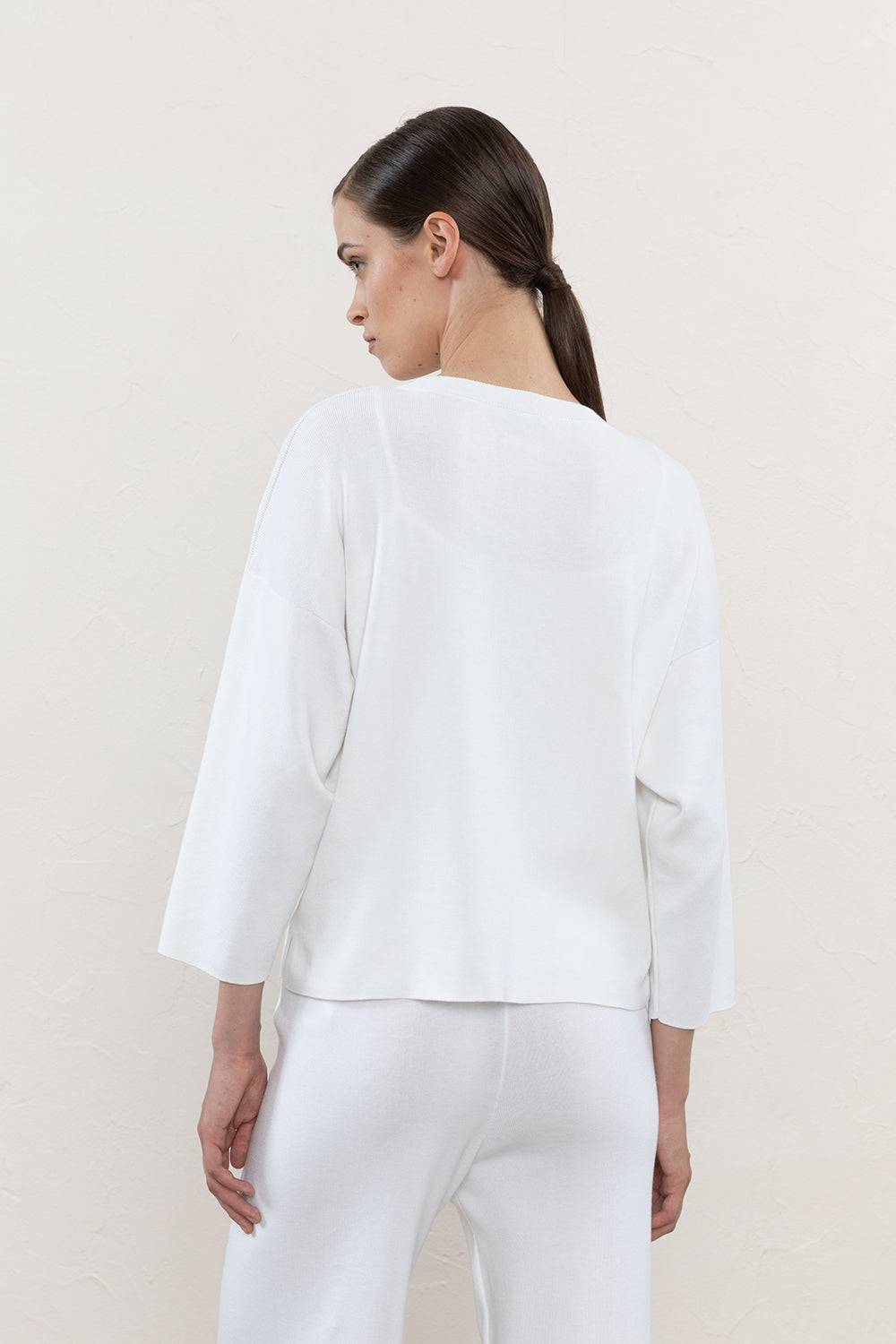 Peserico Maglia In Filato Cotone Egitto