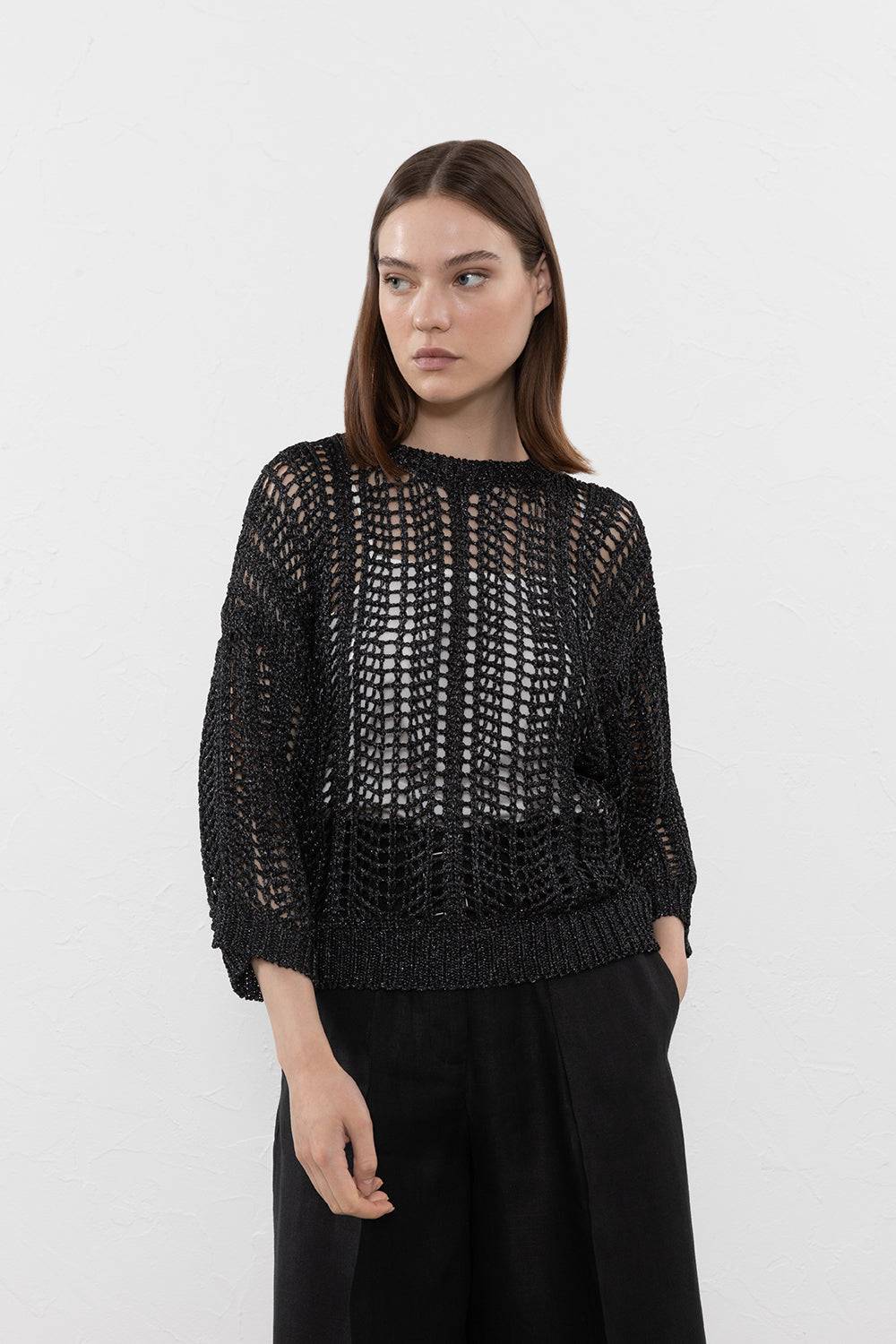 Peserico Maglia in filato di misto viscosa