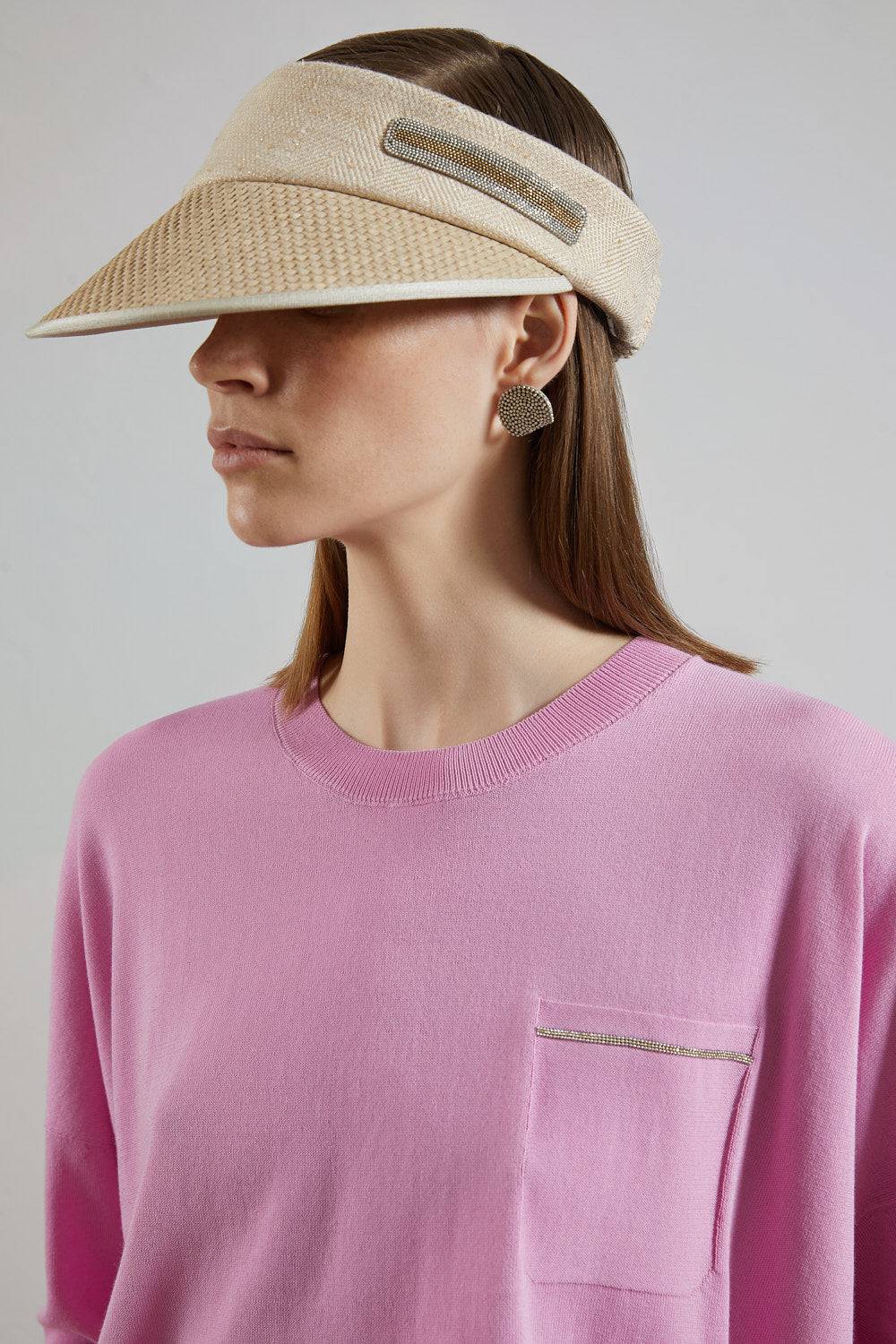 Peserico Maglia In Filato Di Puro Cotone Crepe