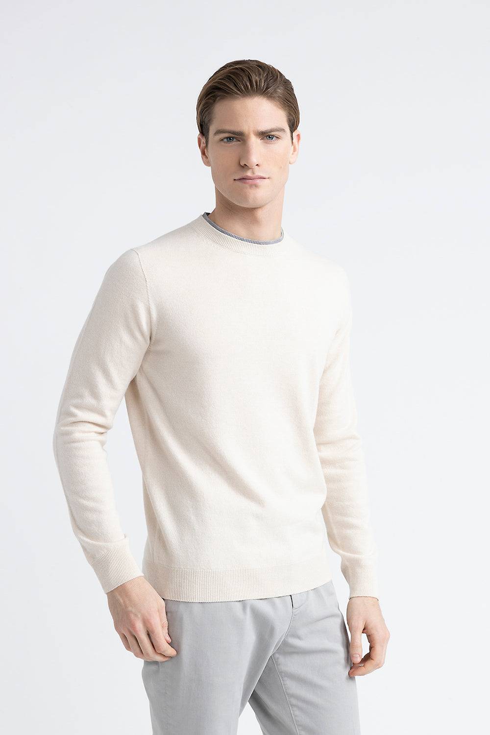 Peserico Maglia in filato in lana, seta e cashmere