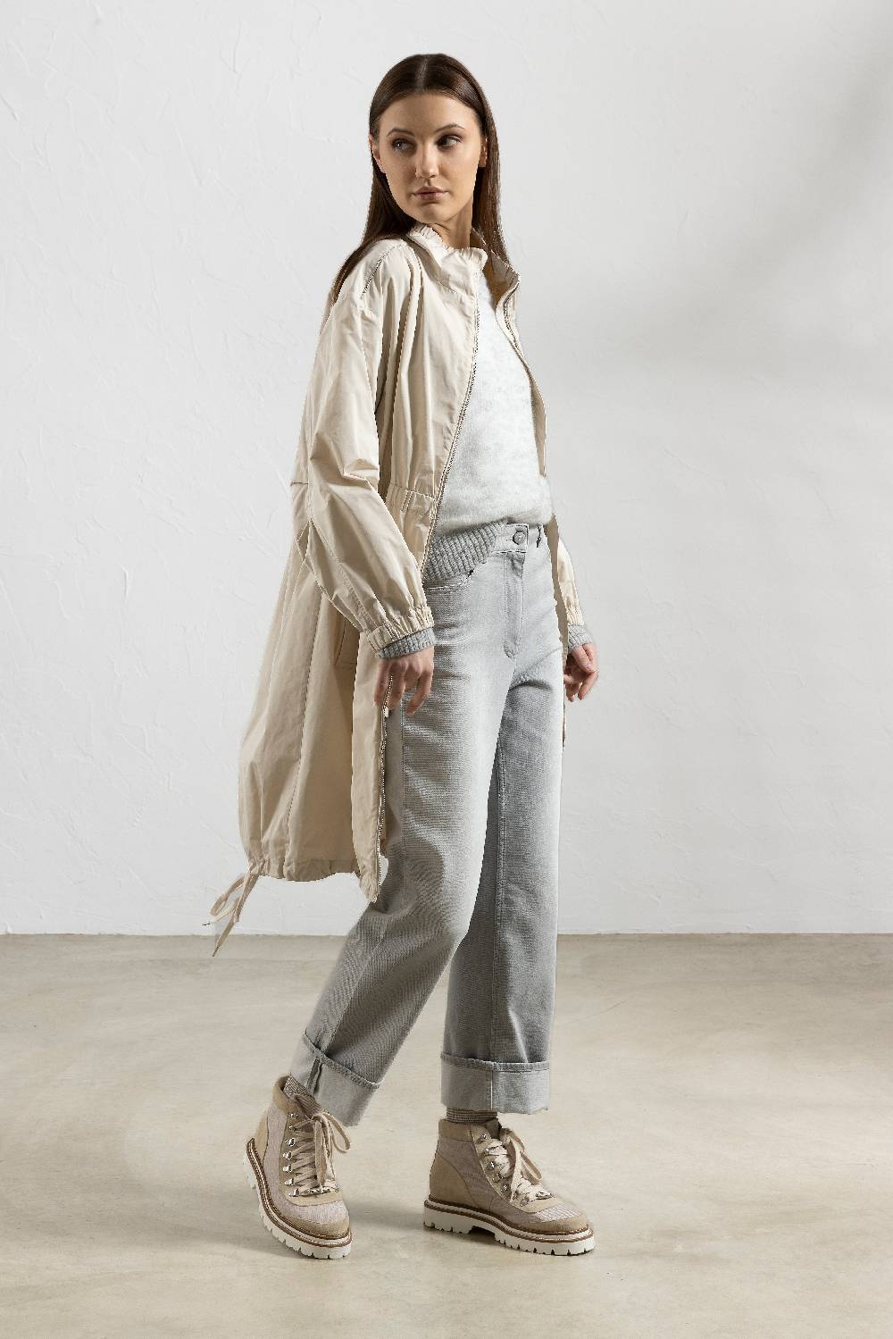 Peserico Maglia In Filato Nuvola Misto Alpaca Suri