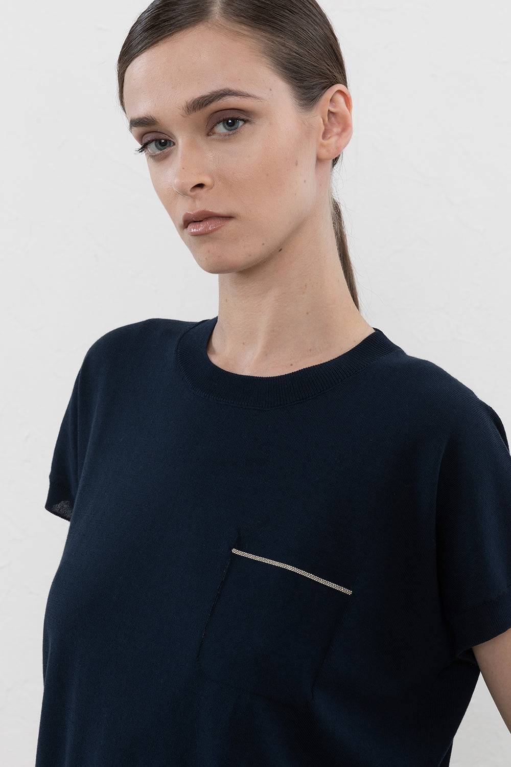 Peserico Maglia in filato puro cotone