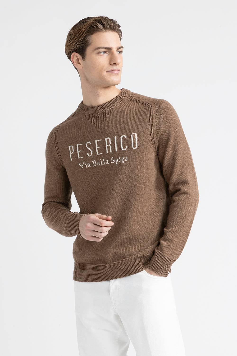 Peserico Maglia in pura lana merinos extrafine