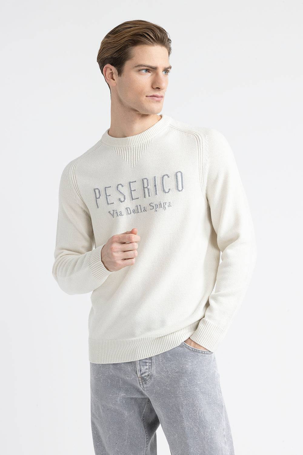 Peserico Maglia in pura lana merinos extrafine