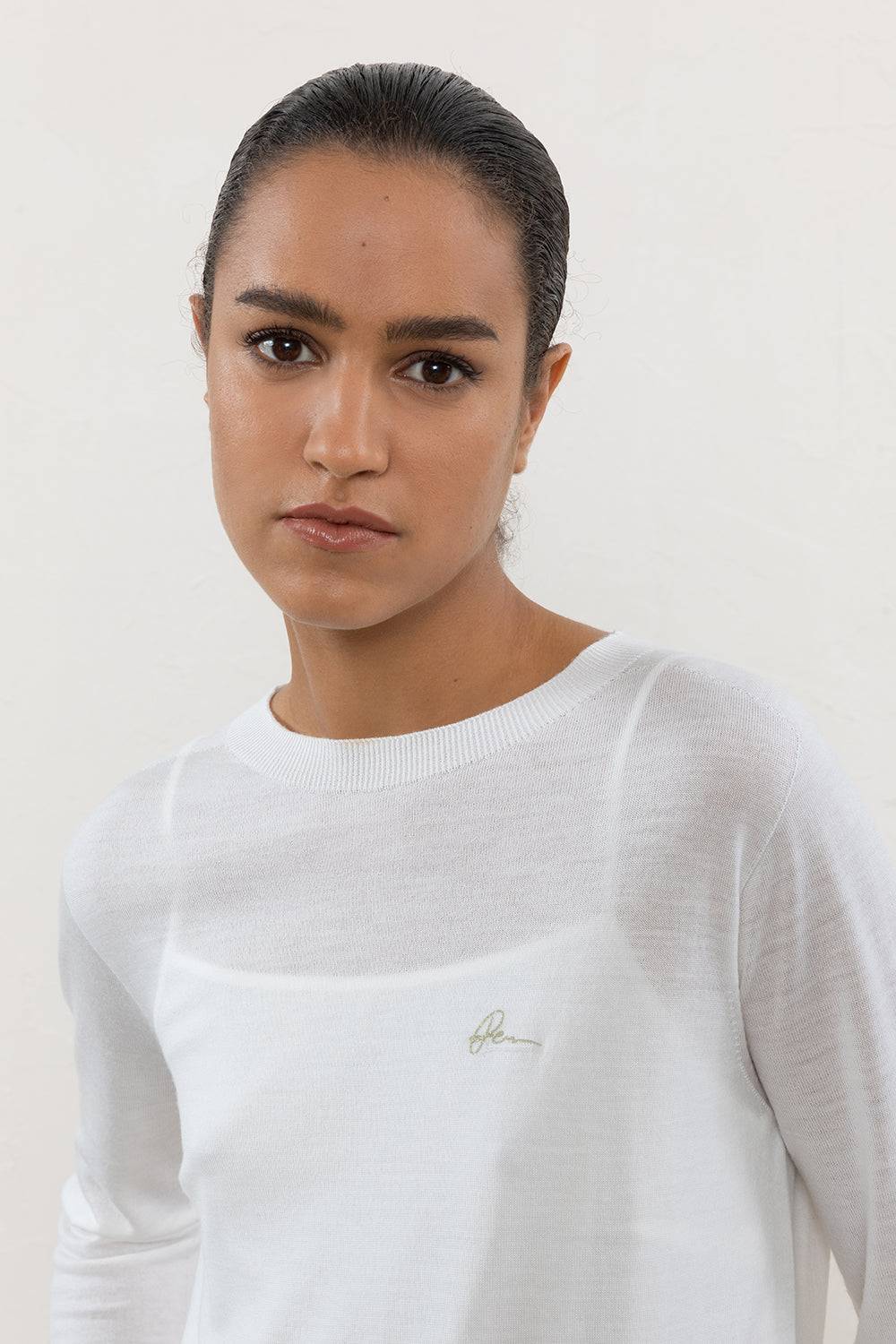 Peserico Maglia In Rasato Di Lana Merinos