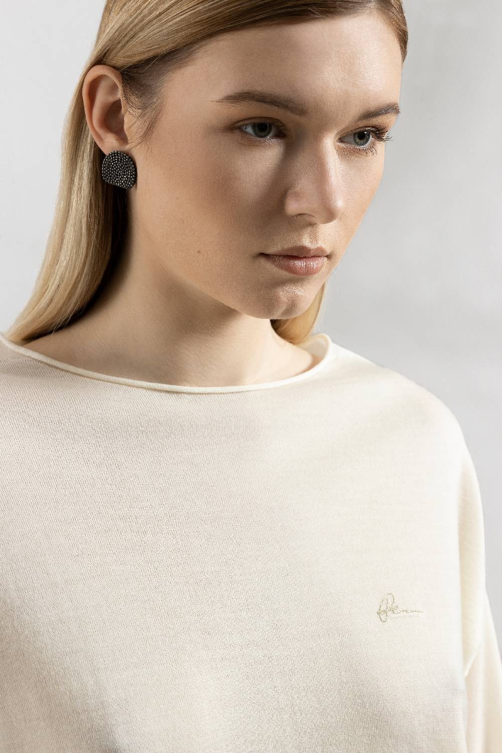 Peserico Maglia In Rasato Di Lana Merinos