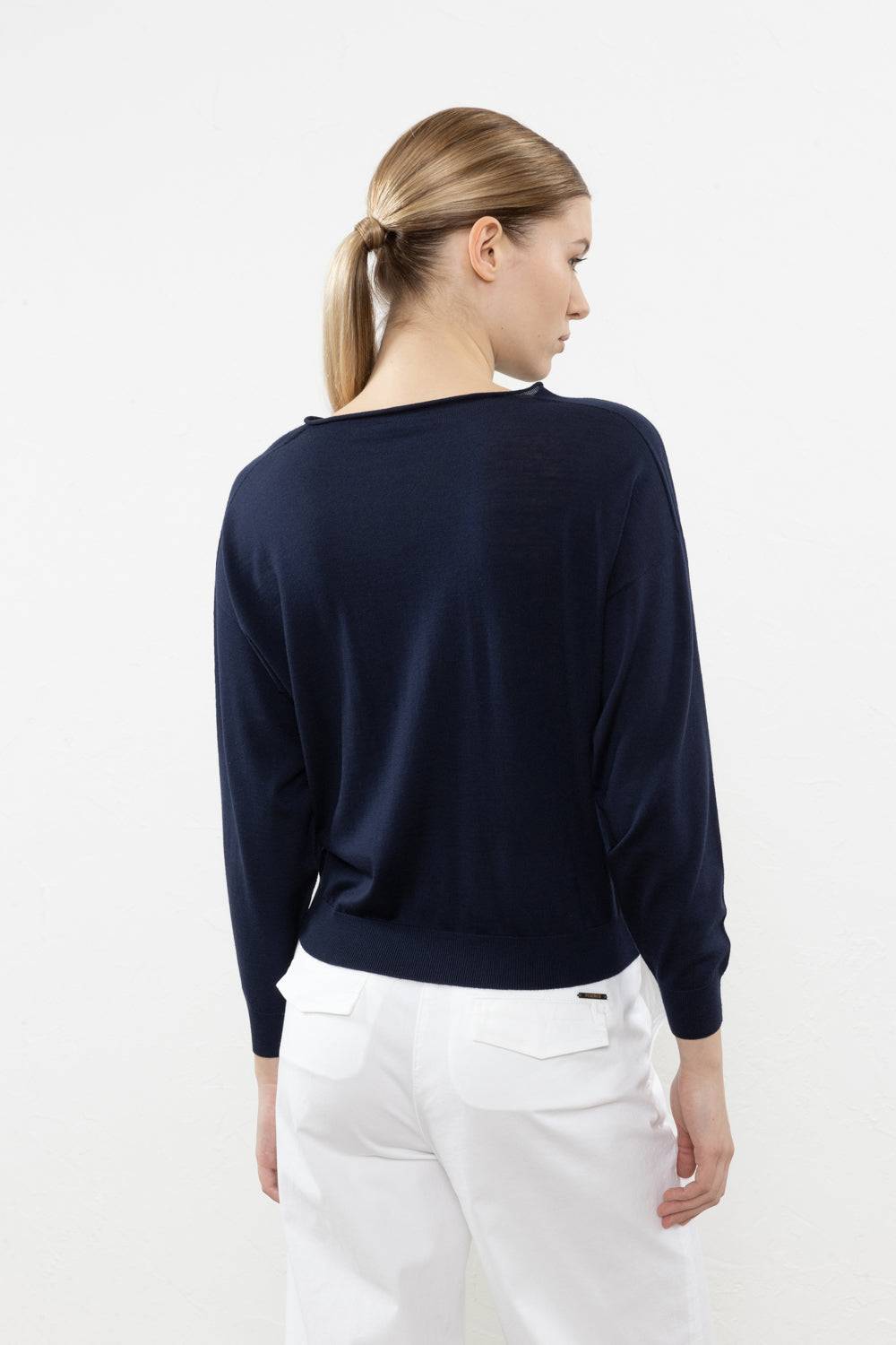 Peserico Maglia In Rasato Di Lana Merinos