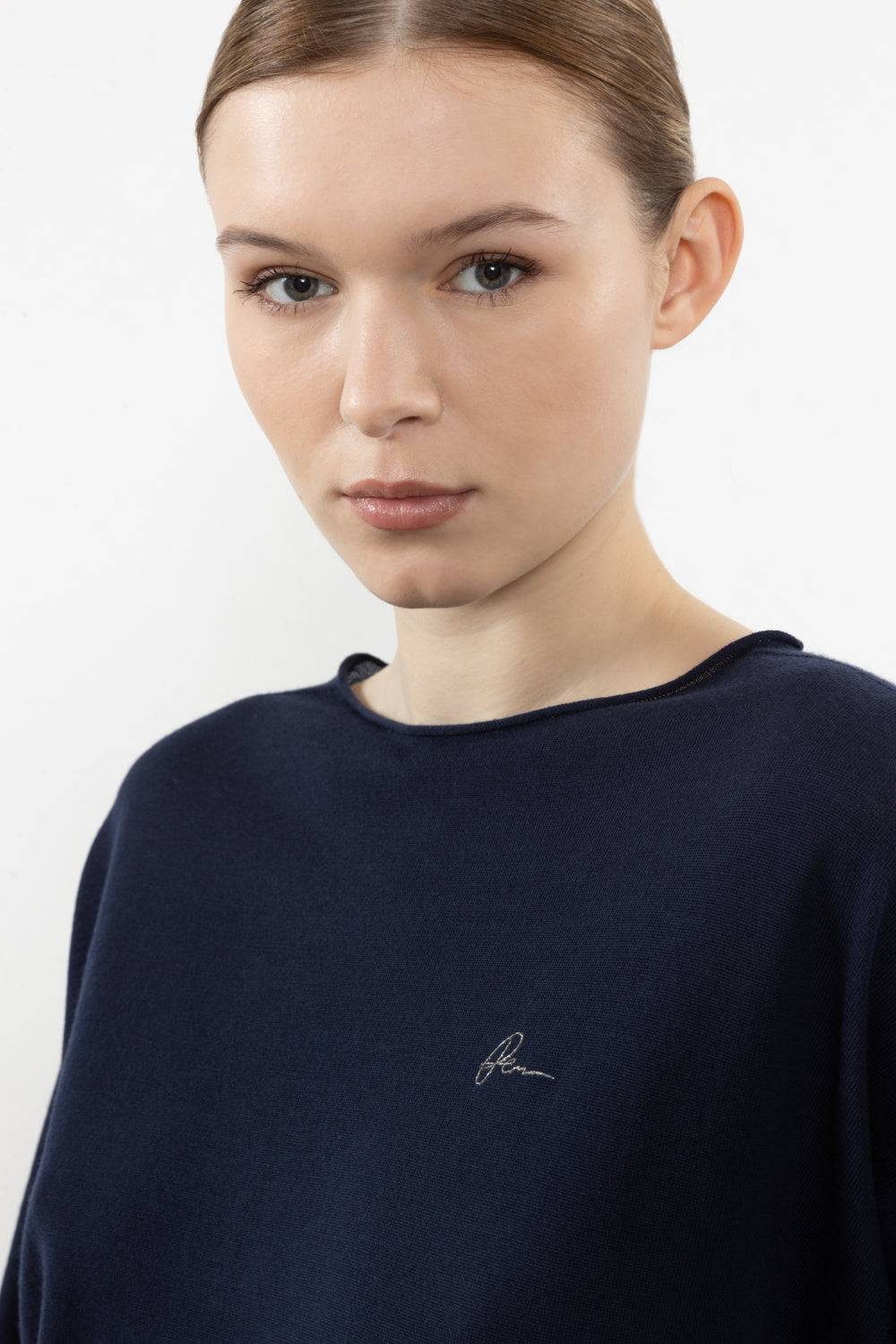 Peserico Maglia In Rasato Di Lana Merinos