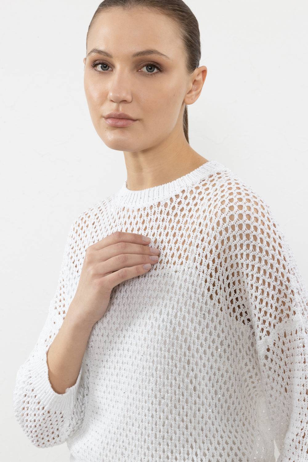 Peserico Maglia In Tricot Donna