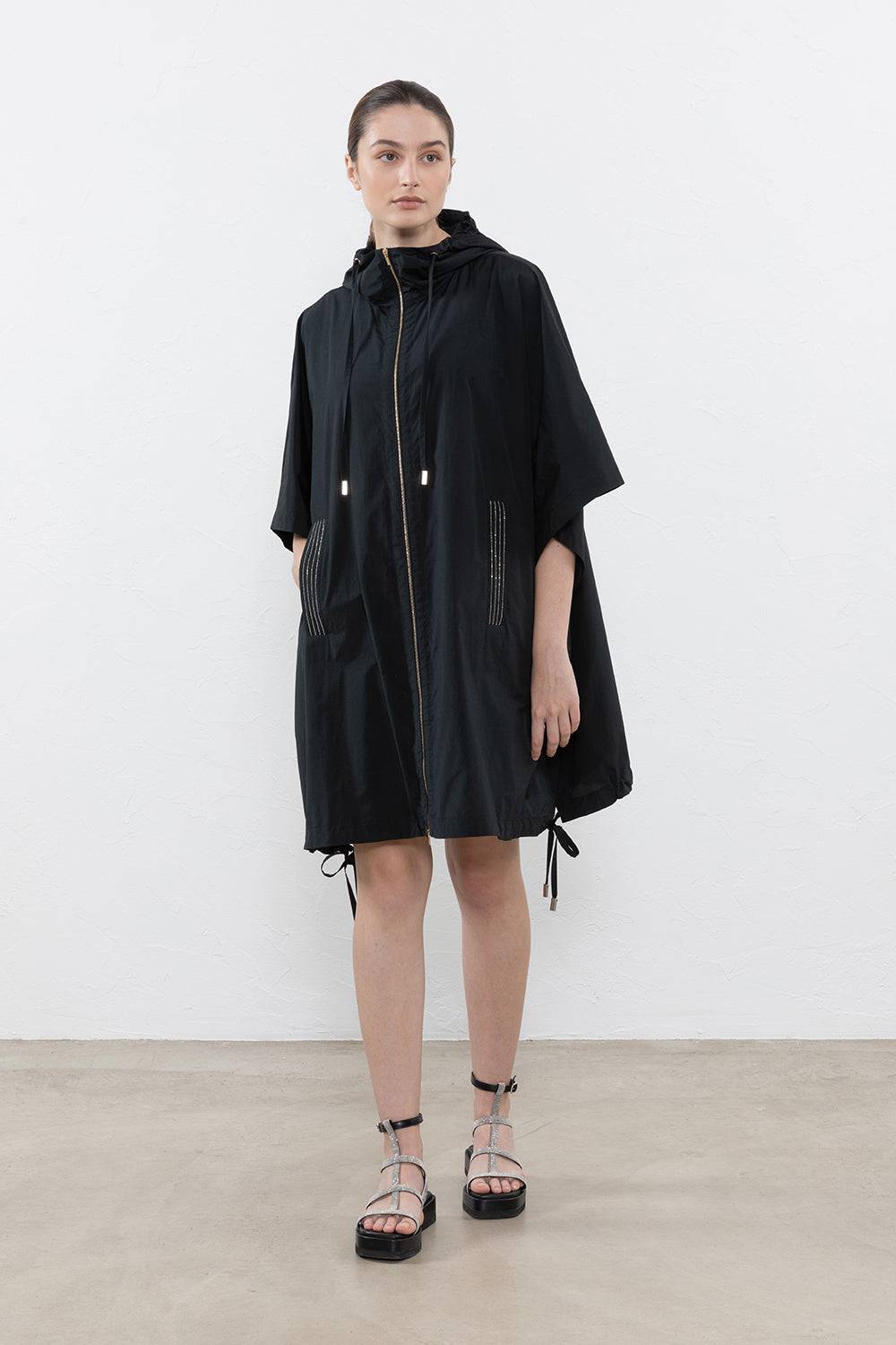 Peserico Mantella in popeline misto cotone