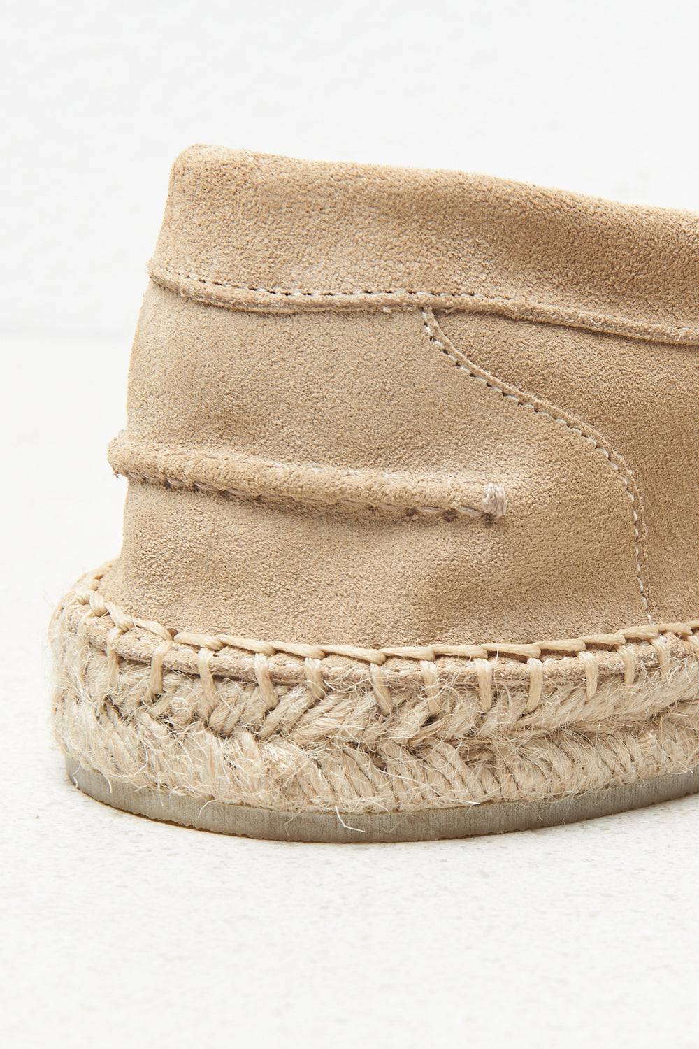 Peserico Mocassino Espadrillas In Pelle E Juta