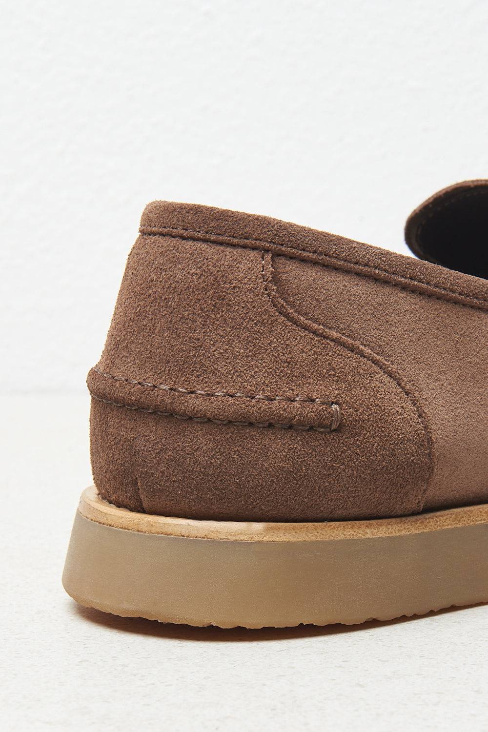 Peserico Mocassino In Pelle Scamosciata