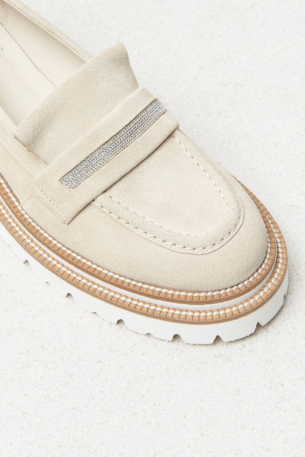 Peserico Mocassino In Vera Pelle Scamosciata