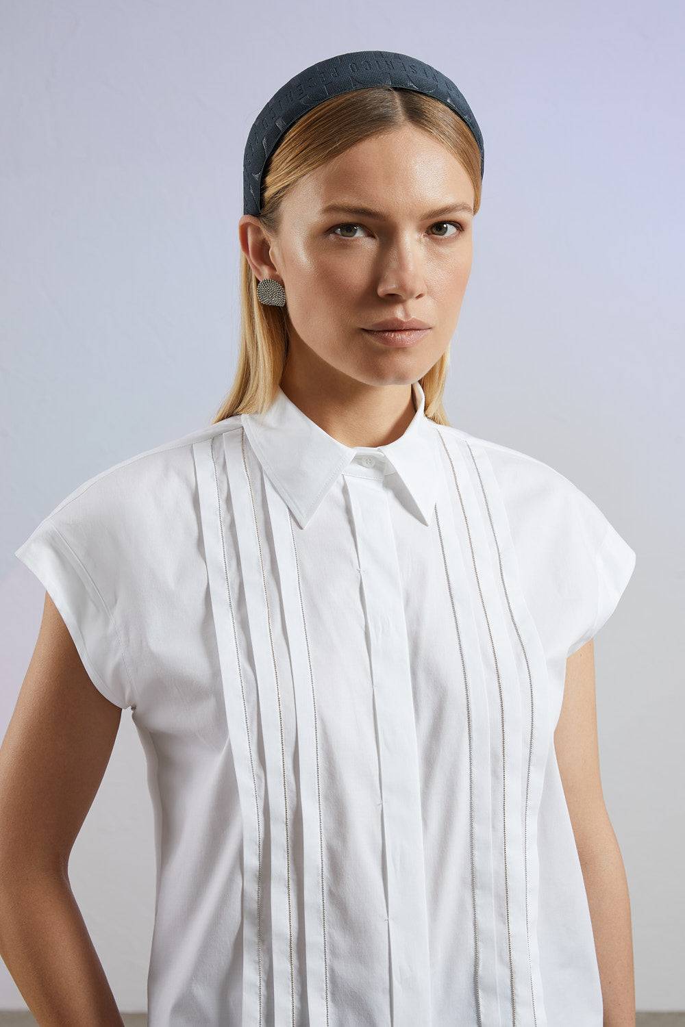 Peserico Orecchini Sagomati Con Catena Punto Luce