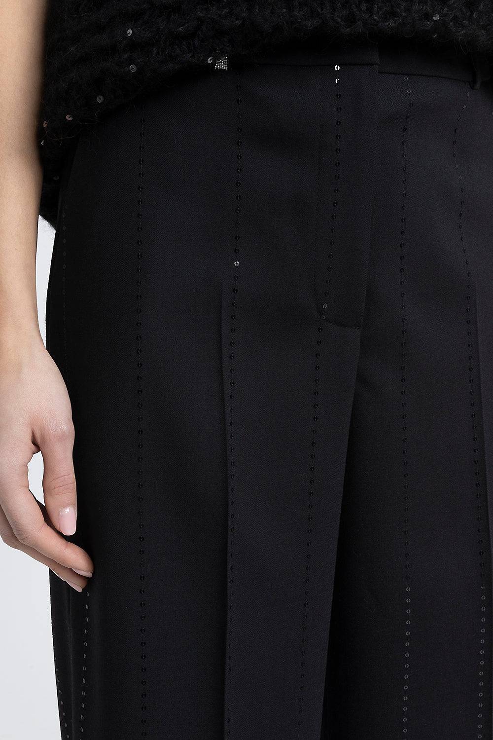 Peserico Pantalone A Palazzo In Lana