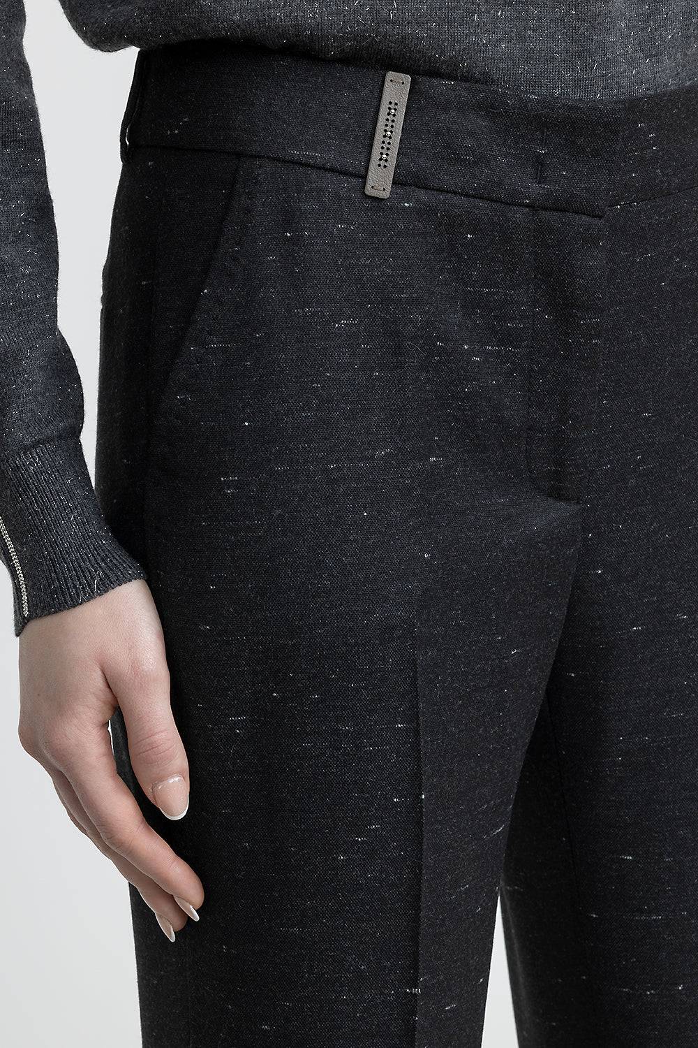 Peserico Pantalone A Sigaretta In Tela Loro Piana