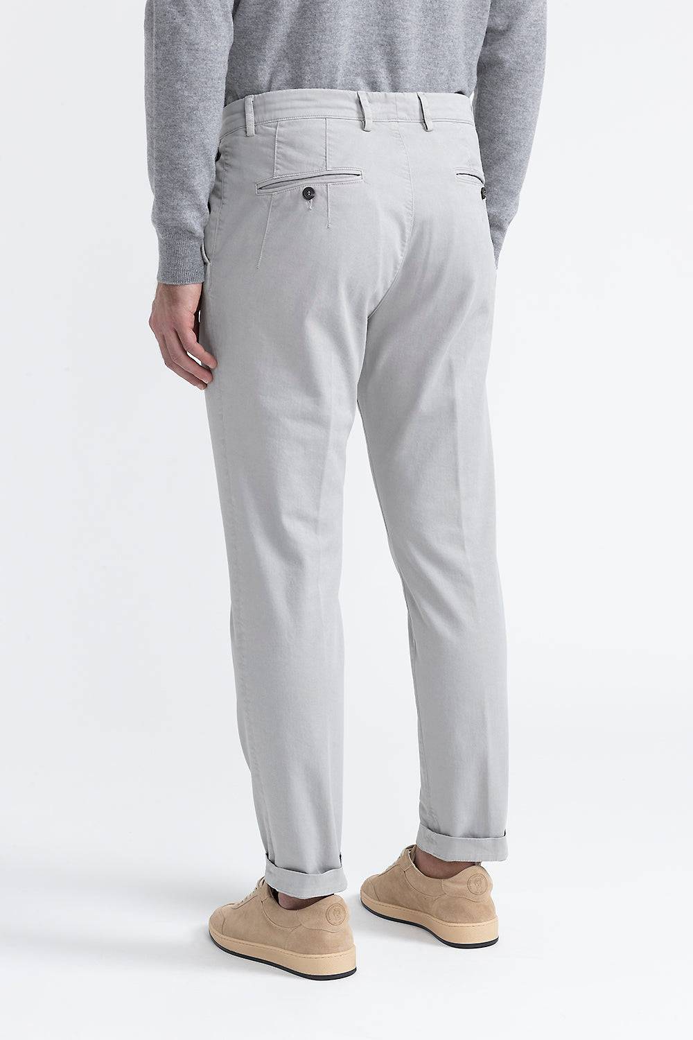 Peserico Pantalone Chino In Cotone Stretch