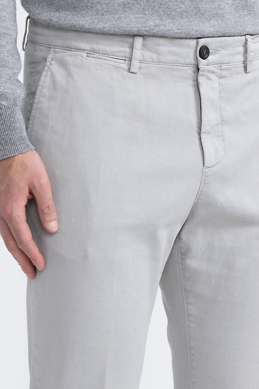 Peserico Pantalone Chino In Cotone Stretch