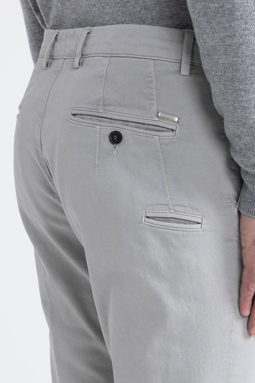 Peserico Pantalone Chino In Cotone Stretch
