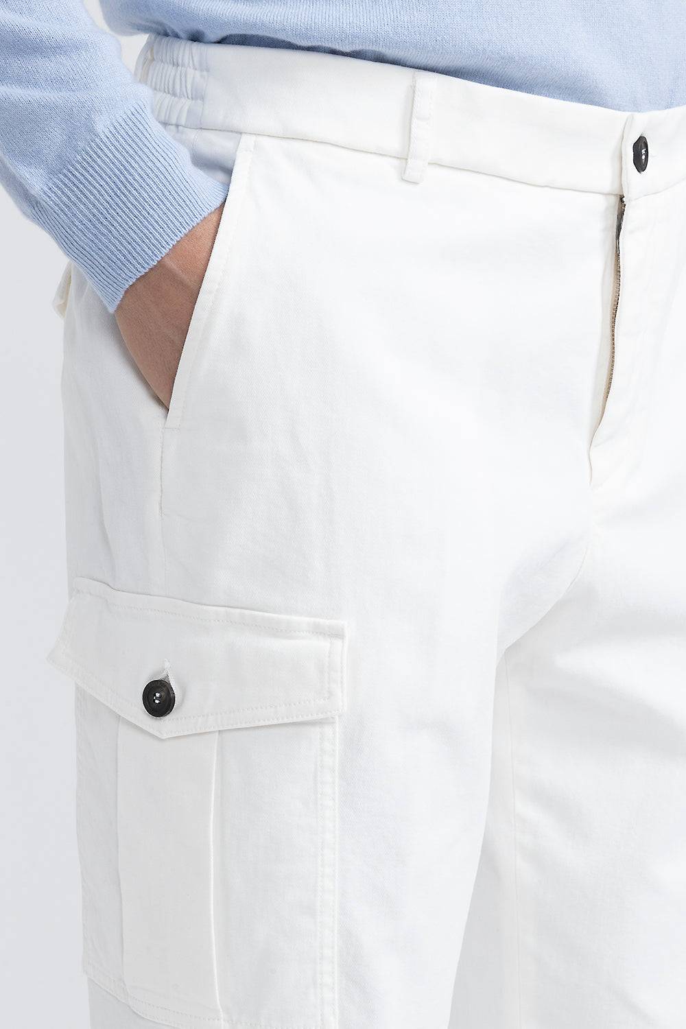 Peserico Pantalone Chino Tasconato In Cotone