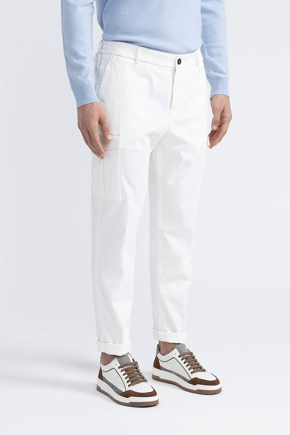 Peserico Pantalone chino tasconato in cotone