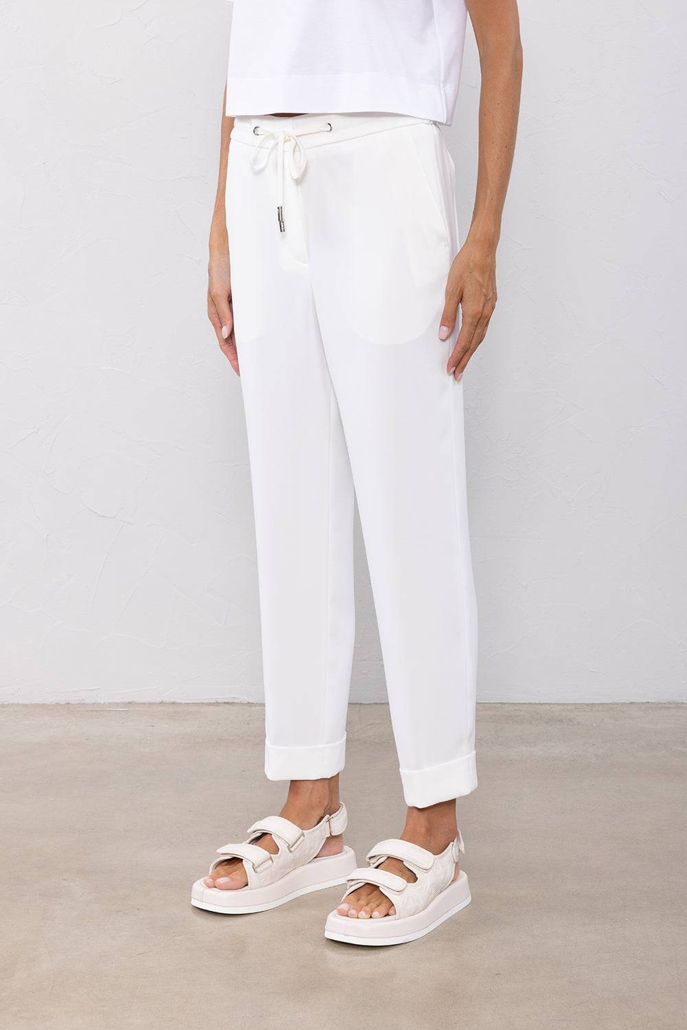 Peserico Pantalone in cady crepe tecnico