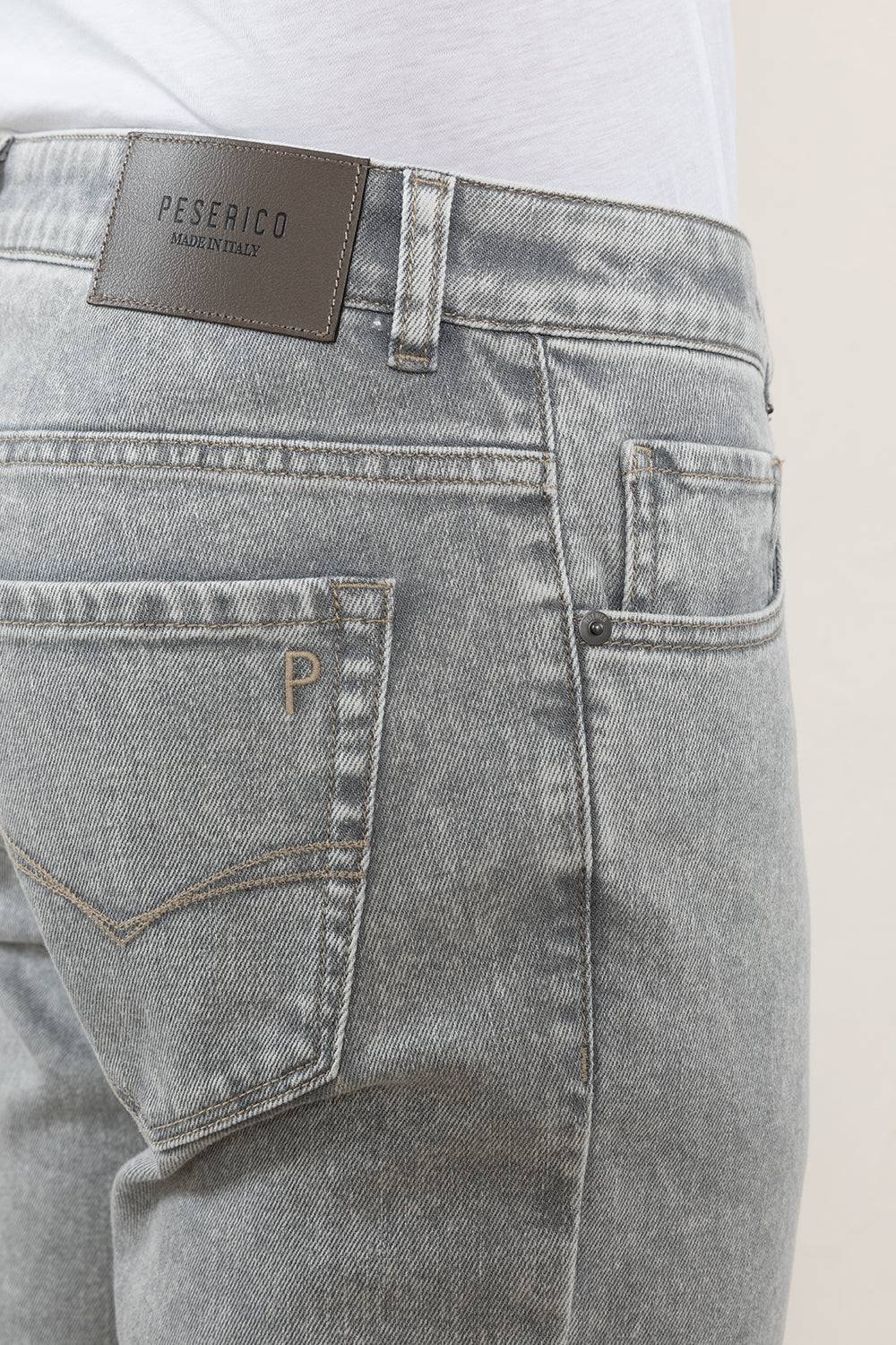 Peserico Pantalone In Denim Di Leggero Cotone