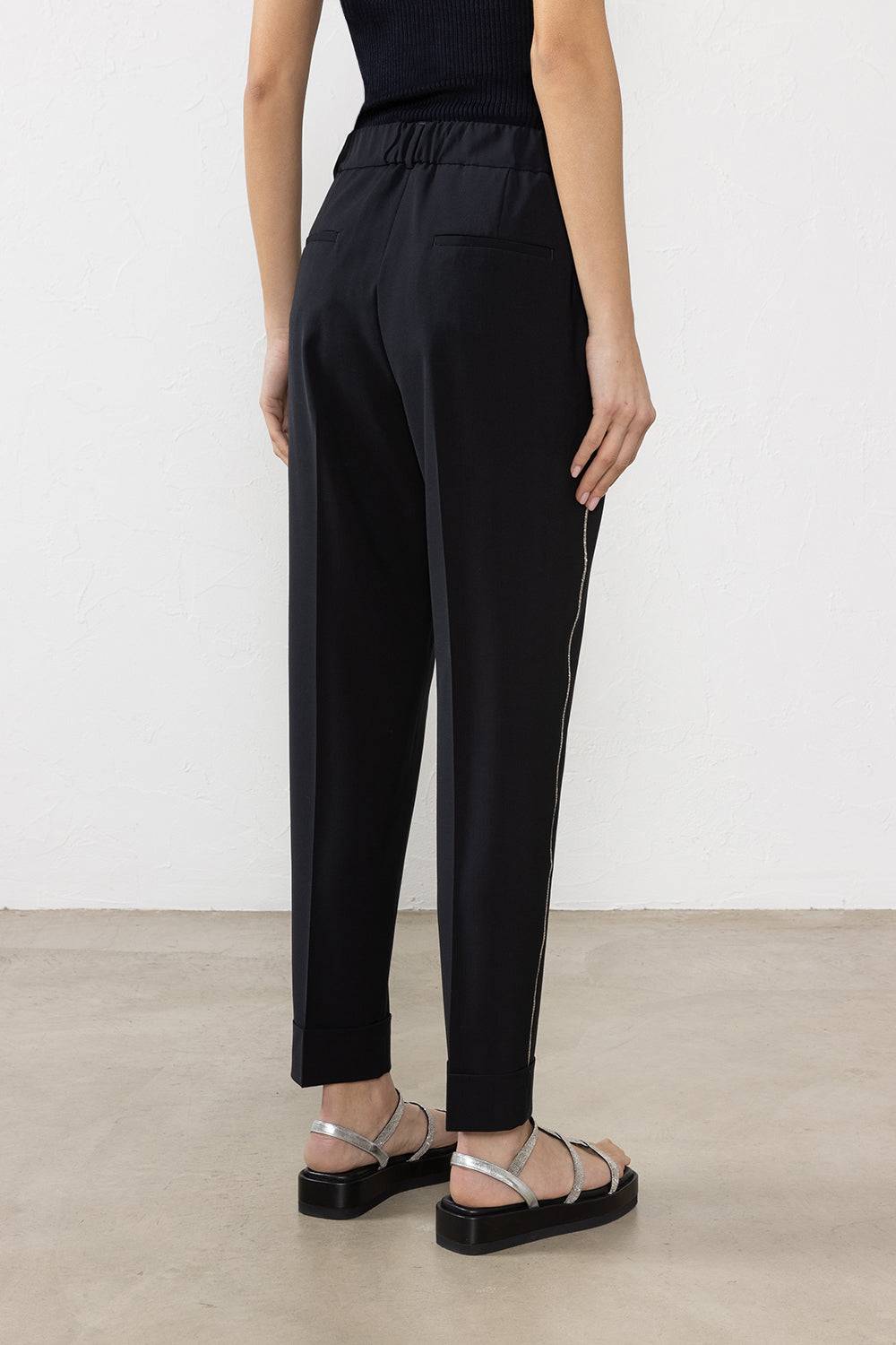 Peserico Pantalone In Fresco Lana Bi-stretch