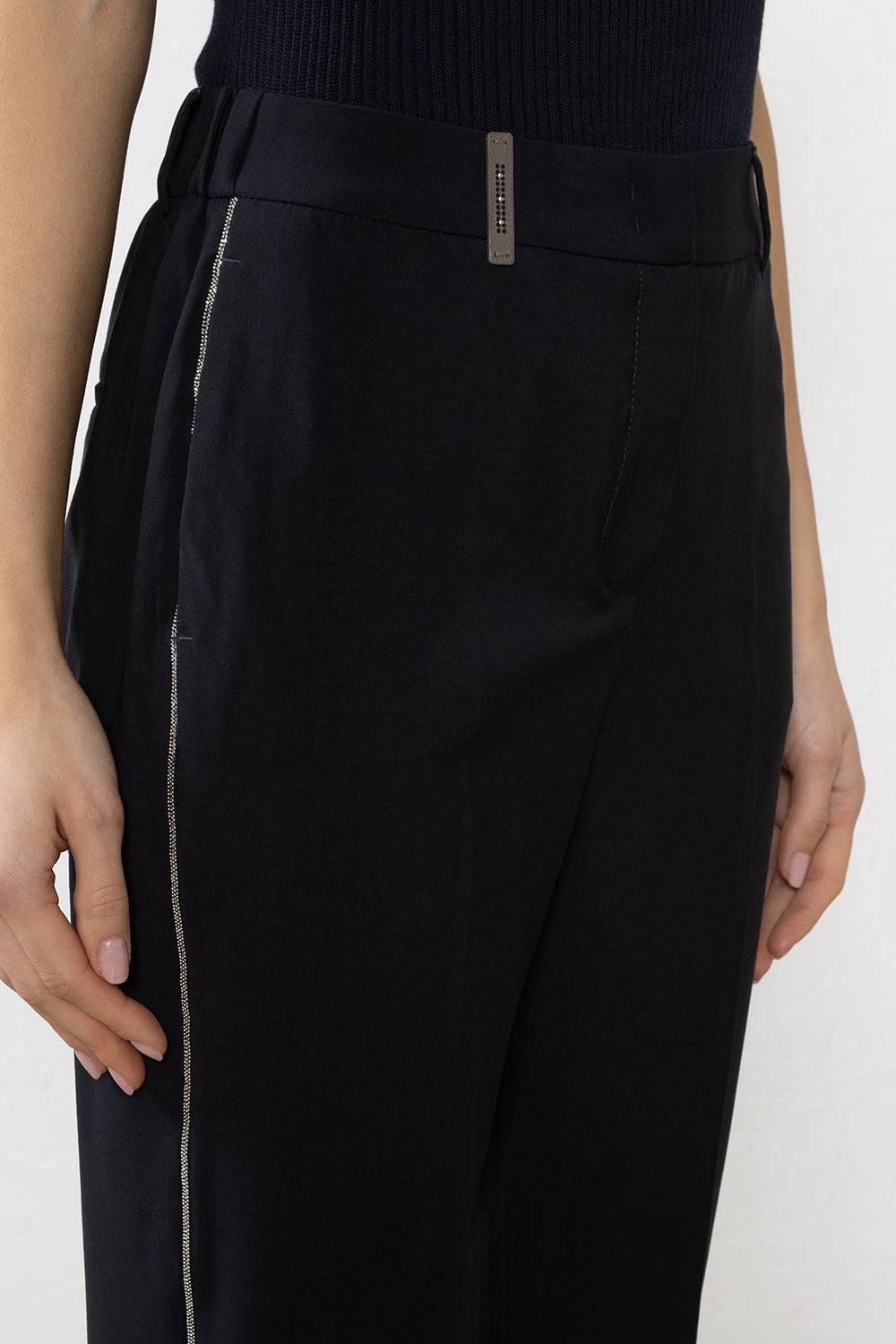 Peserico Pantalone In Fresco Lana Bi-stretch