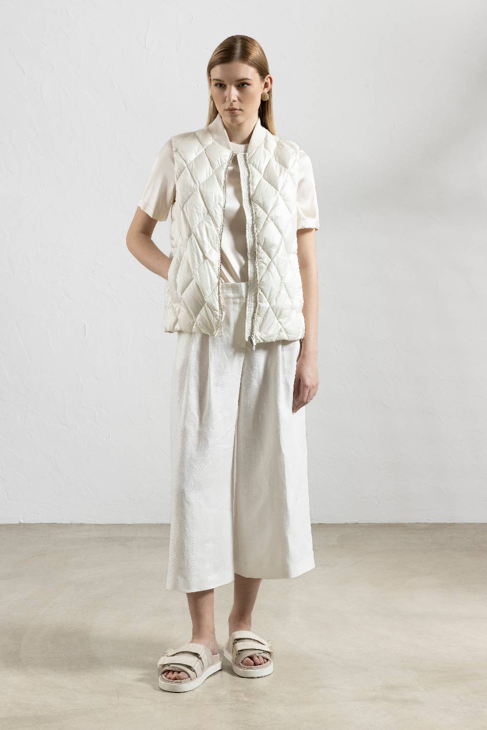 Peserico Pantalone In Gabardina Di Puro Lino