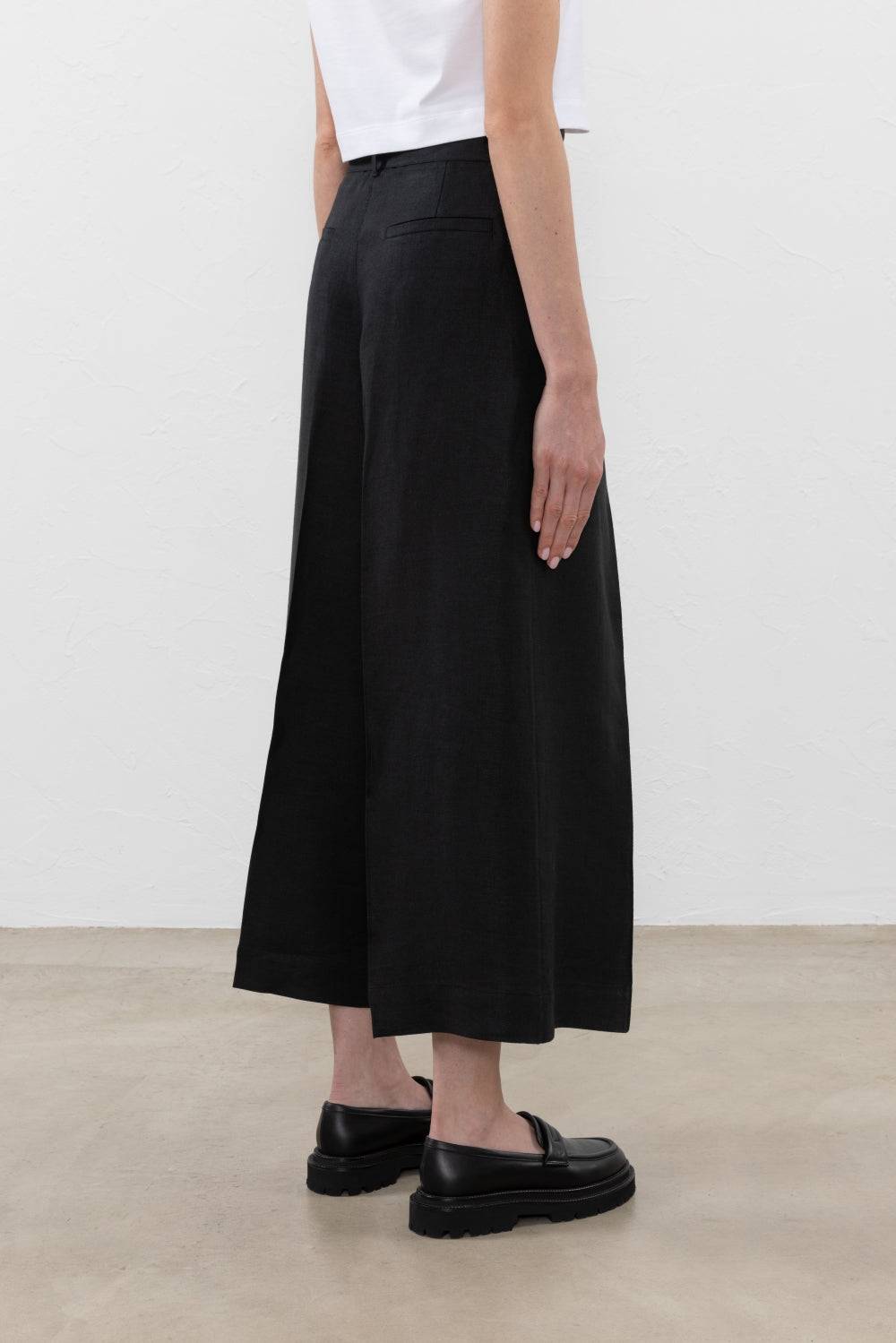 Peserico Pantalone In Gabardina Di Puro Lino