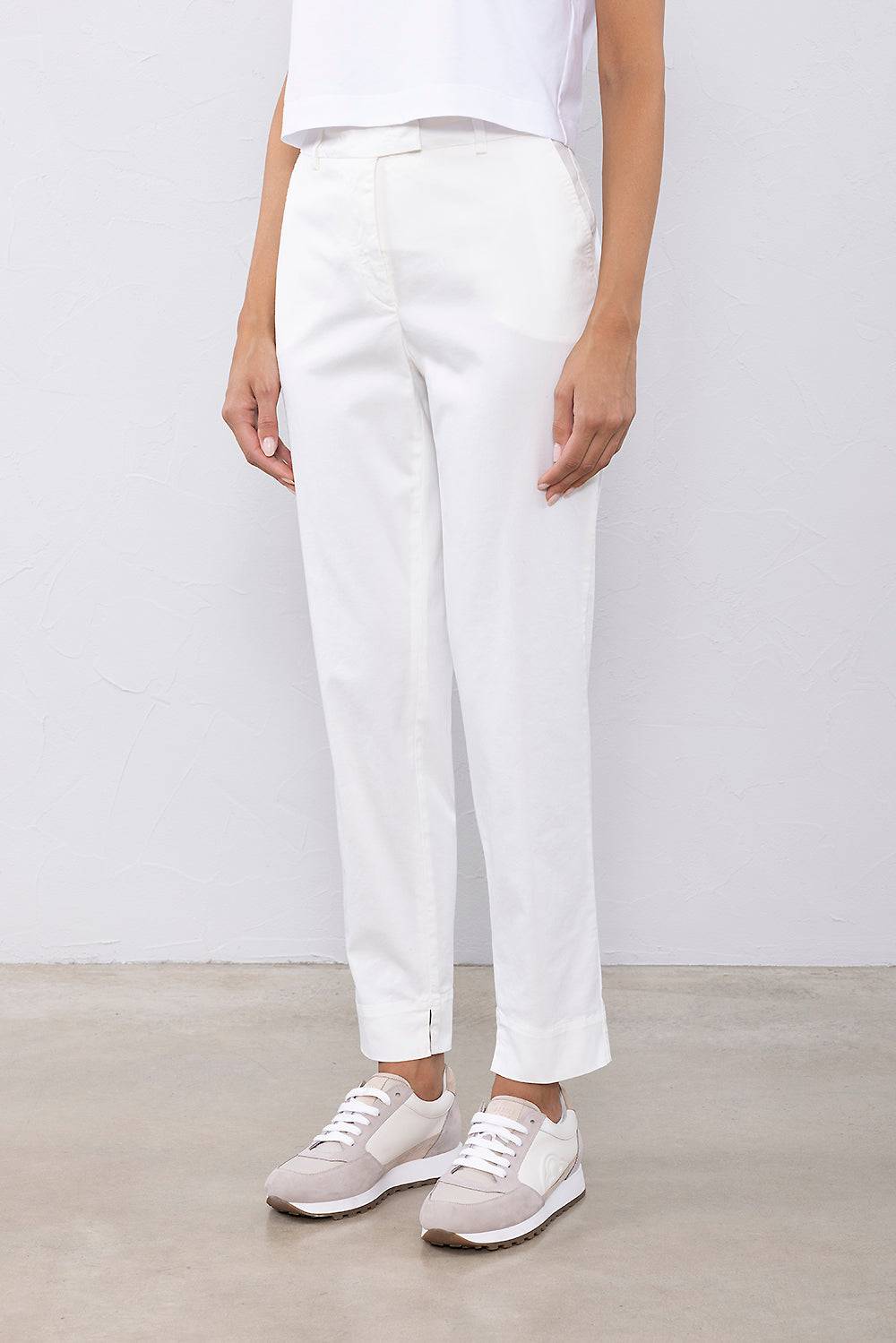 Peserico Pantalone in gabardine leggera di cotone