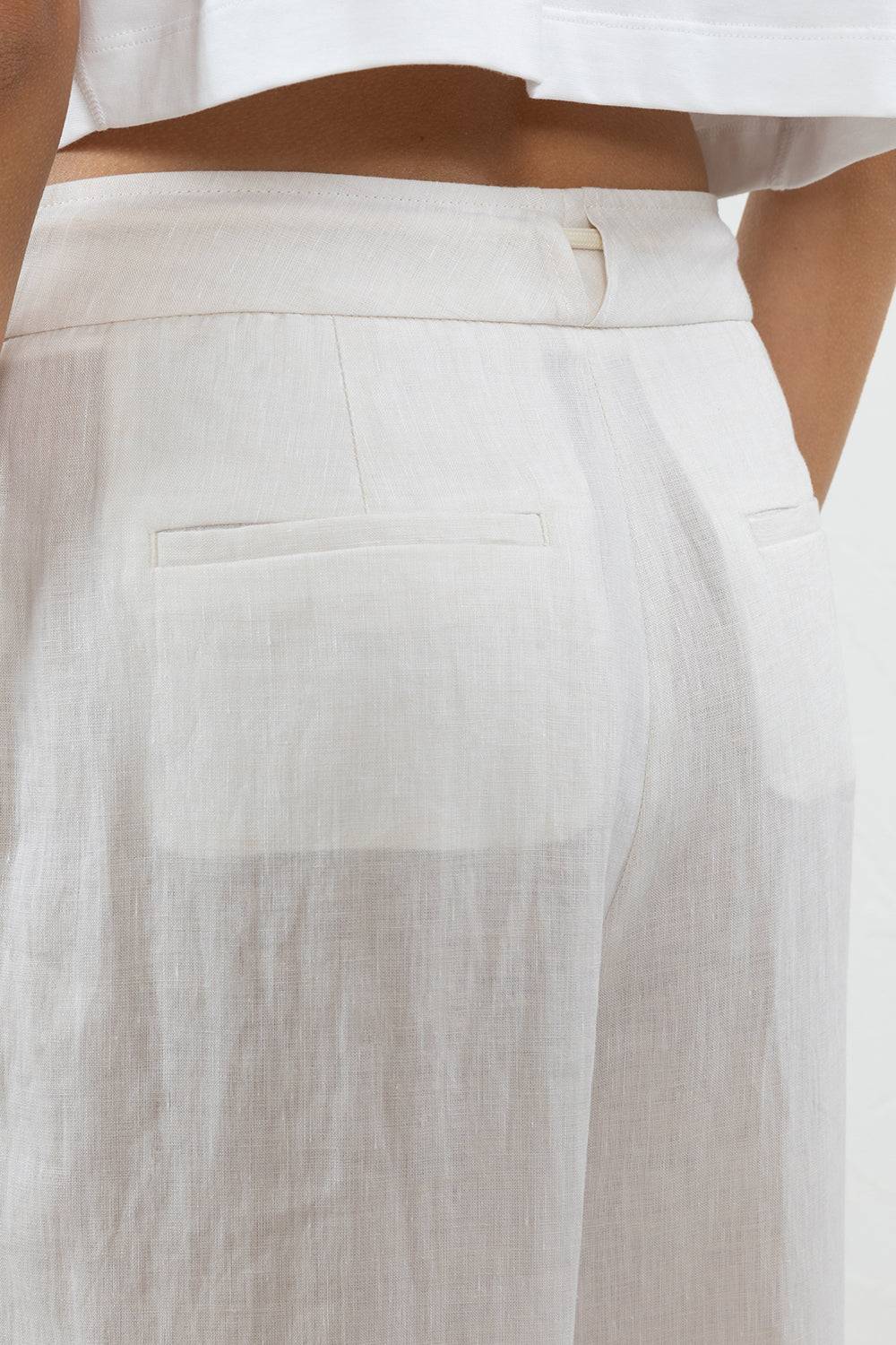 Peserico Pantalone In Leggera Tela Di Puro Lino