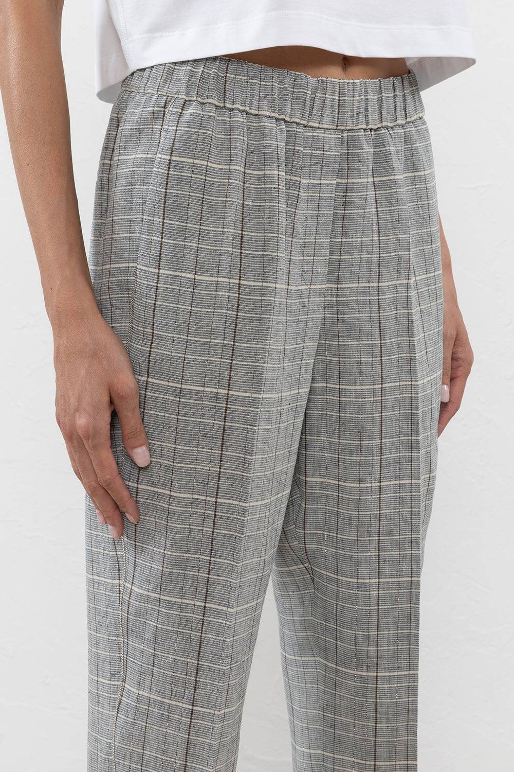 Peserico Pantalone In Lino Mélange