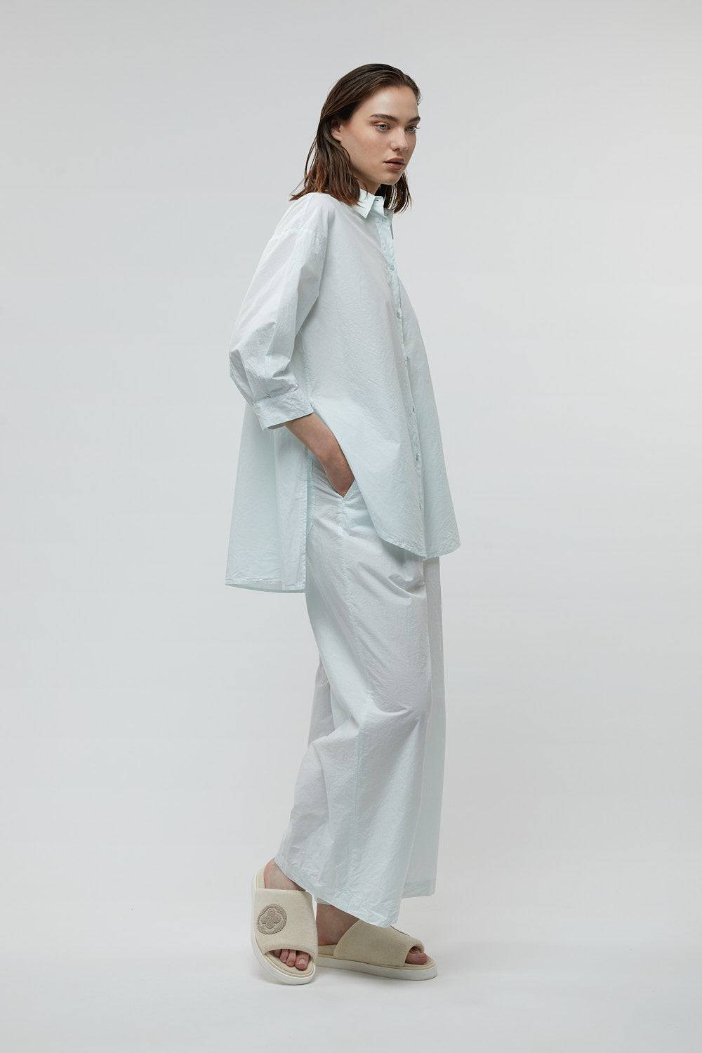 Peserico Pantalone In Popeline Di Cotone