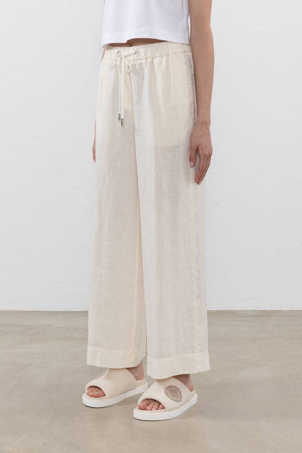 Peserico Pantalone in tela di puro lino