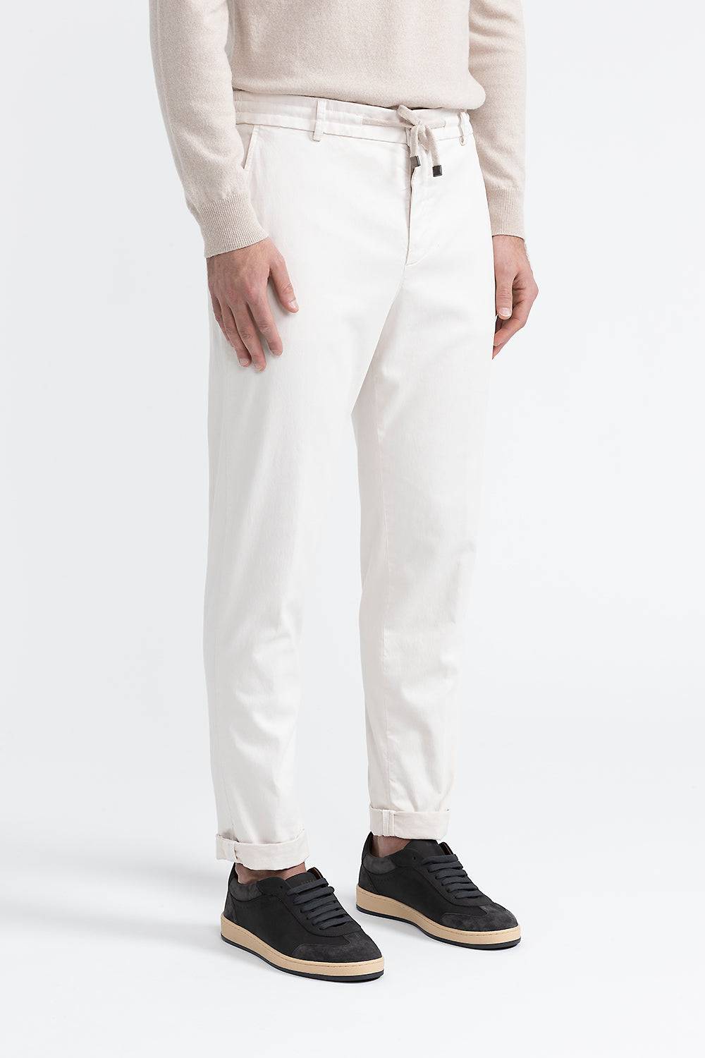 Peserico Pantalone jogger in cotone, seta e tencel
