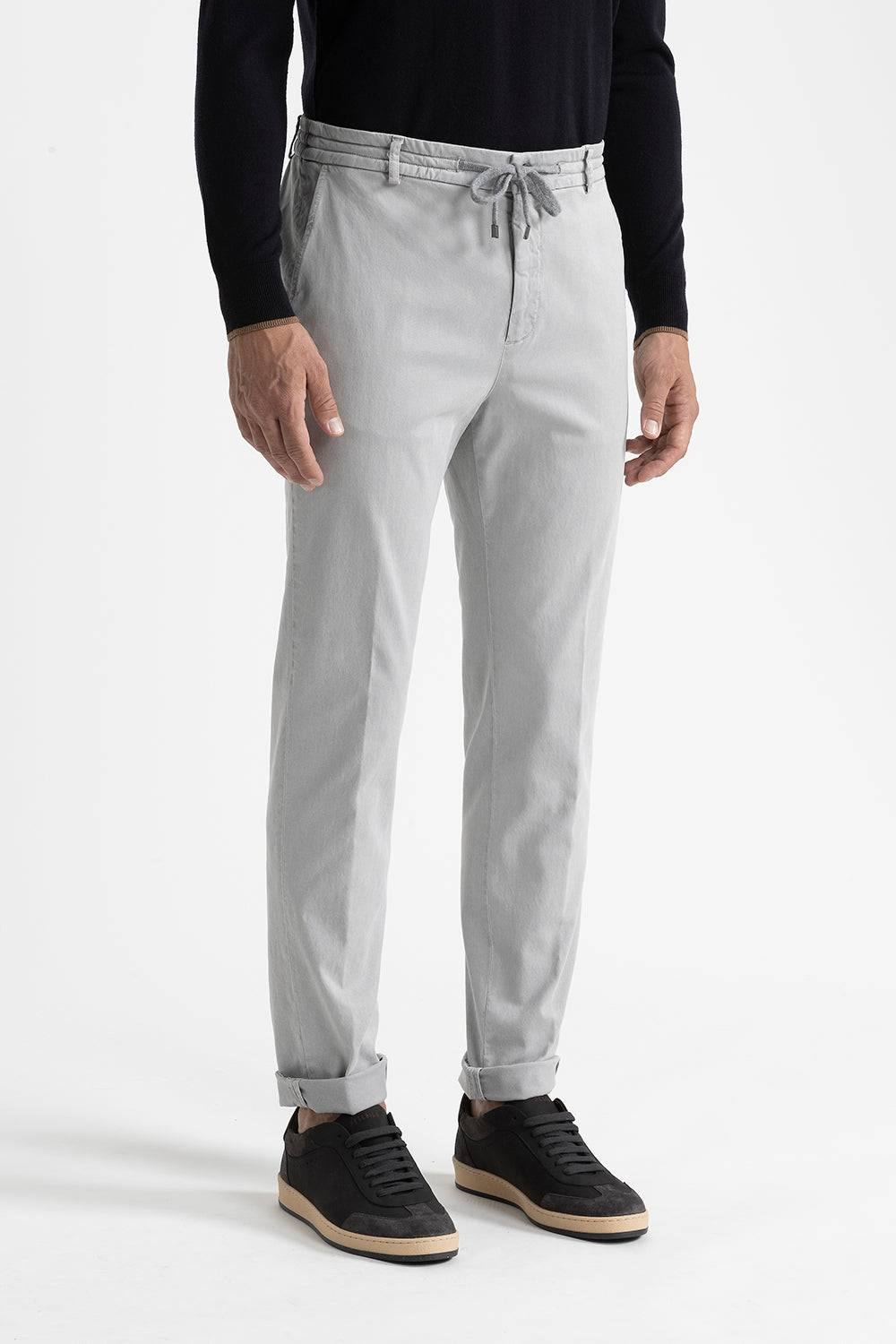 Peserico Pantalone jogger in cotone, seta e tencel